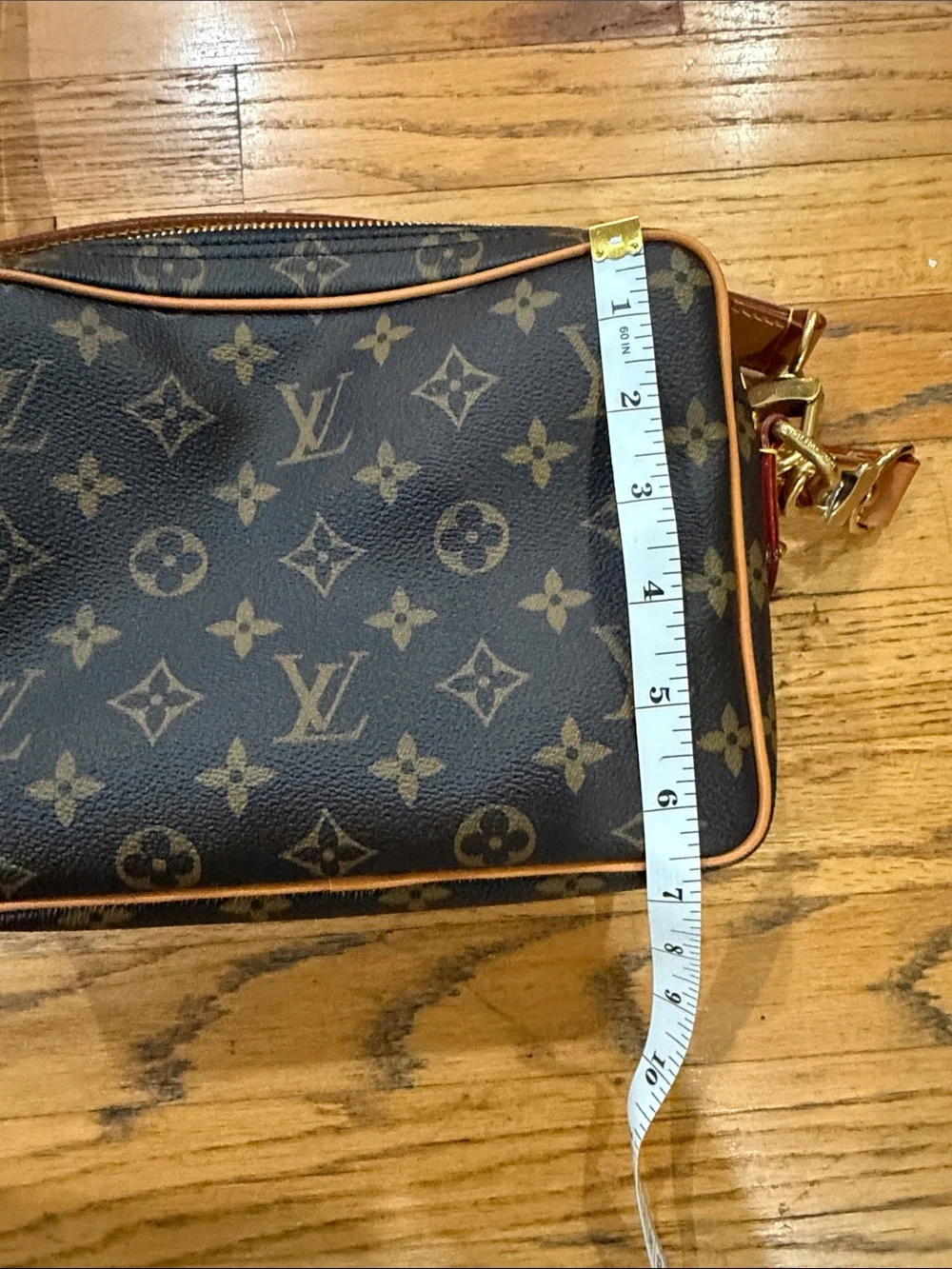 Louis Vuitton Nil Monogram Crossbody Bag in Brown and Tan NWOT